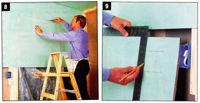 Avoid joints at windows and doors corners
