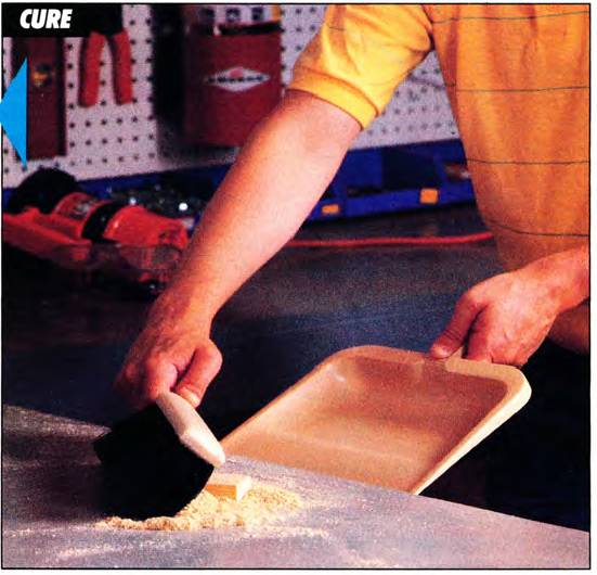 Keep workshop clean of debris, sawdust, and wood shavings