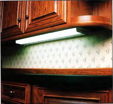 New undercabinet LED lighting for countertop work
