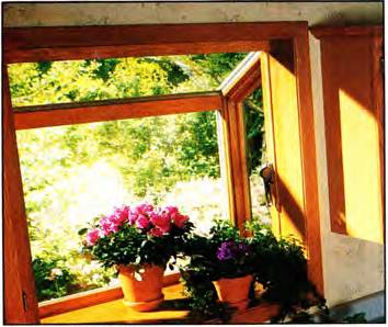 New garden window behind the sink brings more light and better ventilation into the kitchen