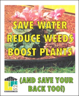 Here's how you can cut water bills, reduce weeds, boost the vitality of your garden, and save your back.