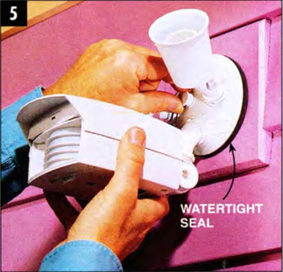 Make sure there's a watertight seal all around the edges of the box