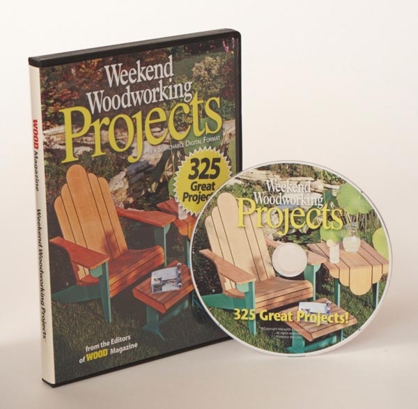 Weekend Woodworking CD with 325 easy projects by Wood Magazine