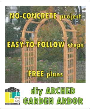 No-concrete project, easy-to-follow steps, FREE plans!