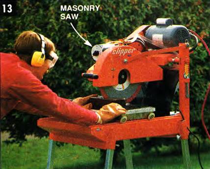 The mason saw will save you tons of time cutting pavers