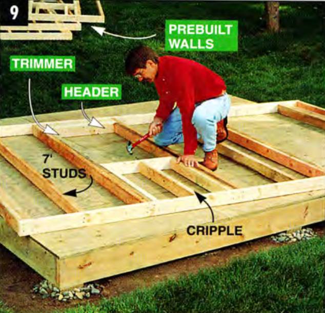 After marking the nailing plate pairs, split them and add the studs, cripples, trimmwers, and headers