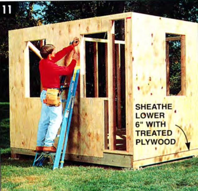Sheathe the walls with plywoodm overlapping them onto the platform perimeter - it will help anchor the walls to the floor