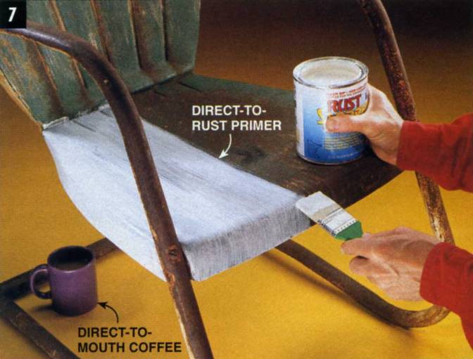 Some brands offer a direct-to-rust primer coating. It encapsulates the rust and prevents it from spreading