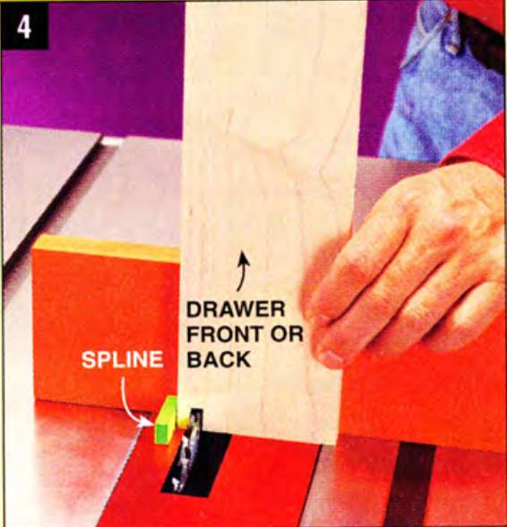Label all pieces according to its location, and start making the slots on the fronts and backs