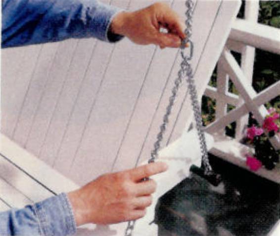 Hang the swing securely and enjoy using it