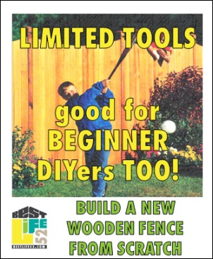 This is the perfect project for the DIYer: limited tools, doesn't disrupt your family's routine, no need of any special carpentry skills, and no risk to damage your house if you make mistakes.