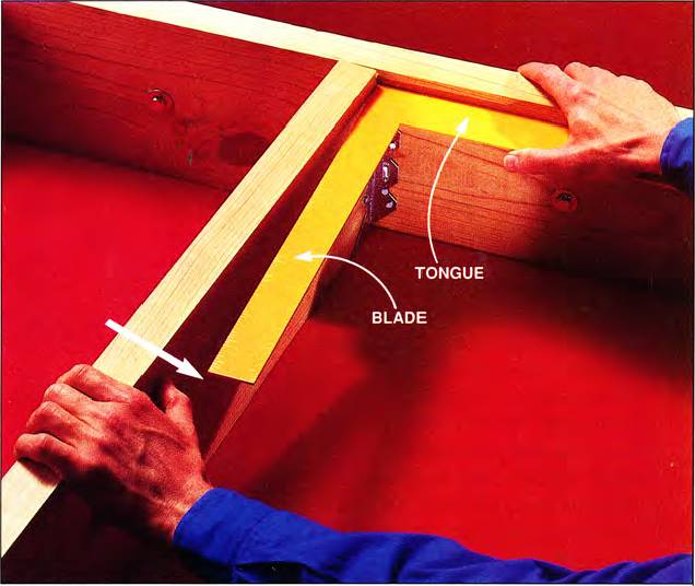 the carpenter's square big size helps frame large objects