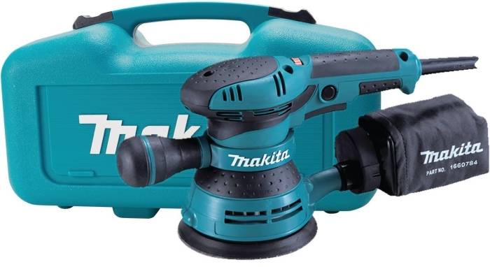 The Makita BO5041K is very comfortable and lightweight, allowing longer sanding sessions with reduced operator fatigue