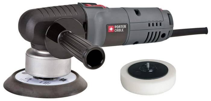 The Porter-Cable 7346SP random orbit sander can be used to buff your car and to sand your woodworking projects