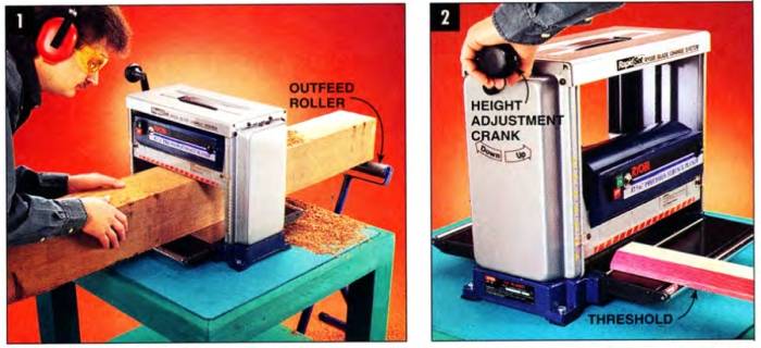 Make sure to use an outfeed roller because it helps to reduce planer snipe