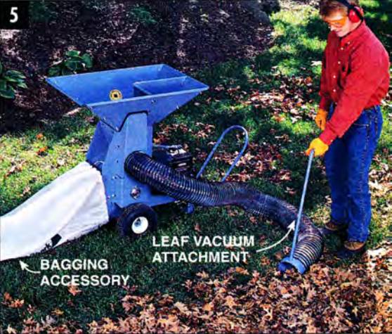 good chipper-shredders can also receive a vacuum attachment and a bagging accessory to help you with faster garden clean up