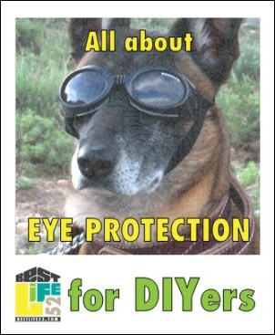 Every form of eye protection for a DIYer at home.