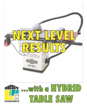 Read my hybrid saw reviews & tips. These are the best choices considering precision, quality & price. Also learn how to make jigs!