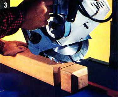 Tilt your radial arm saw to make decorative bevel cuts