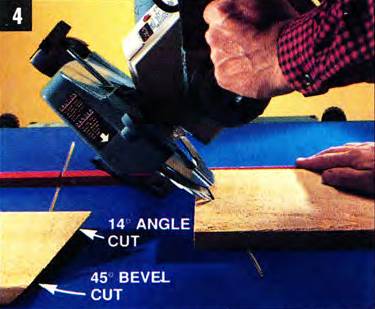 Radial arm saws also allow for compound miter cuts