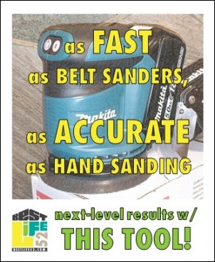 As fast as belt sanders; as accurate as hand sanding. Find out about the best random orbit sander on the market today & how to get the best of it!