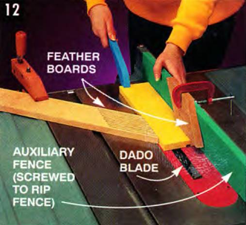 Here is how to use the featherboards and ensure safe cuts